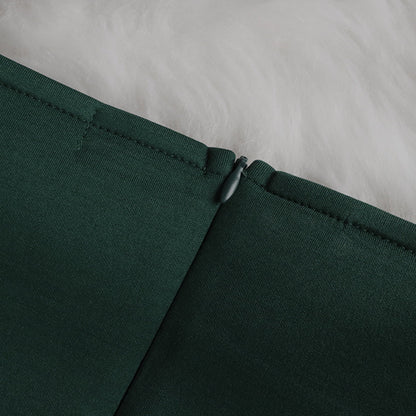 Sexy Ruffled Short Sleeves Women Green Evning Party Dresses