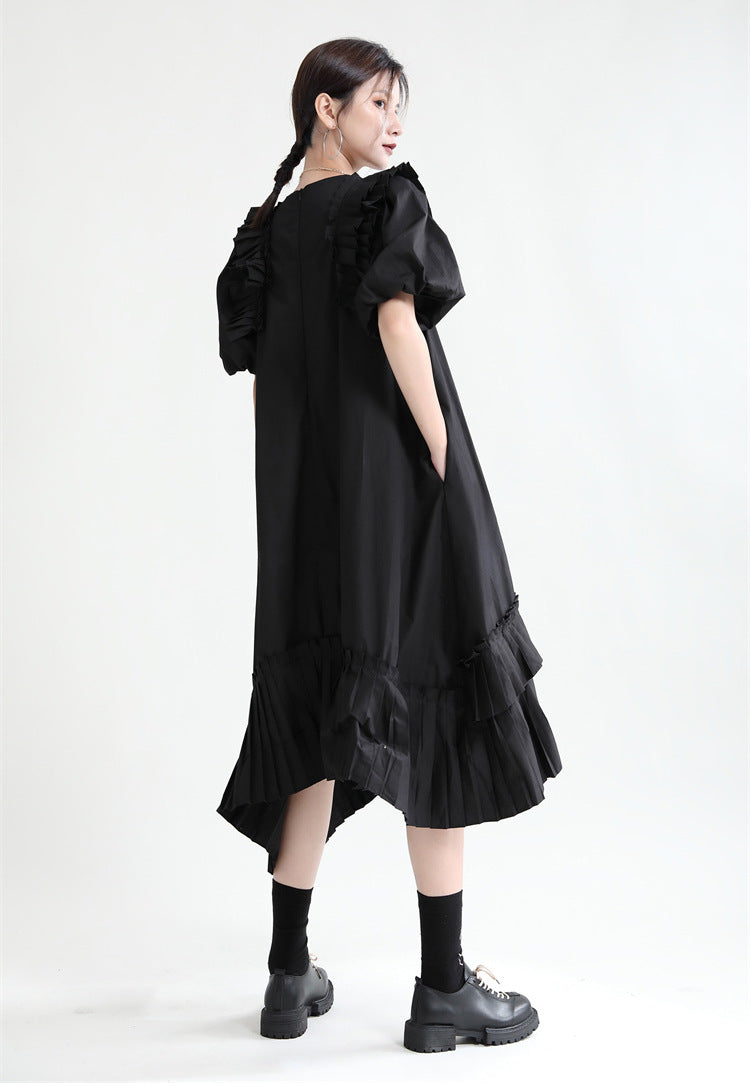 Elegant Irregular Girls Summer Long Dresses