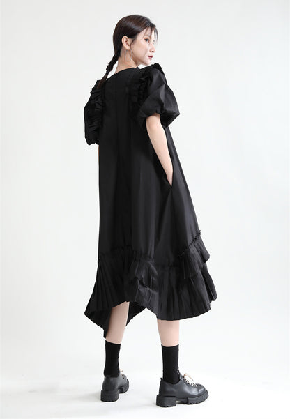 Elegant Irregular Girls Summer Long Dresses