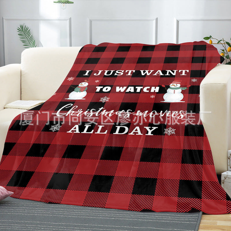 Merry Christmas Fleece Throw Blankets