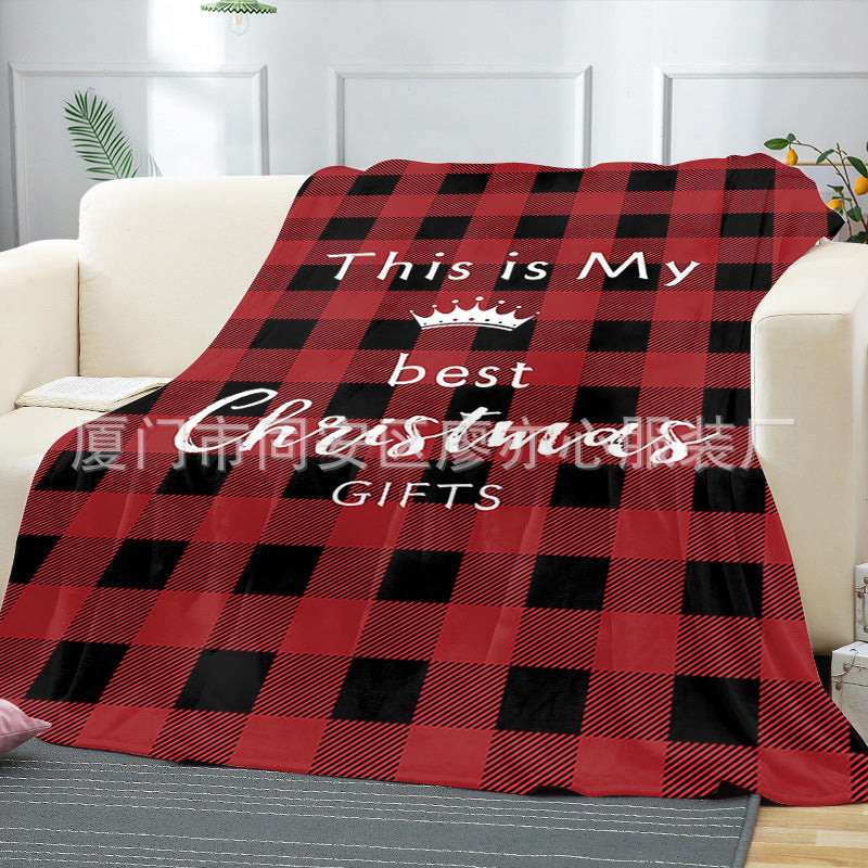 Merry Christmas Fleece Throw Blankets