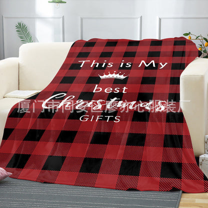 Merry Christmas Fleece Throw Blankets