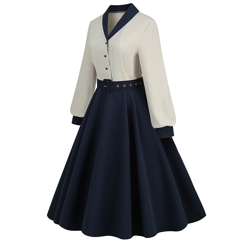 Vintage Long Sleeves Fall Dresses