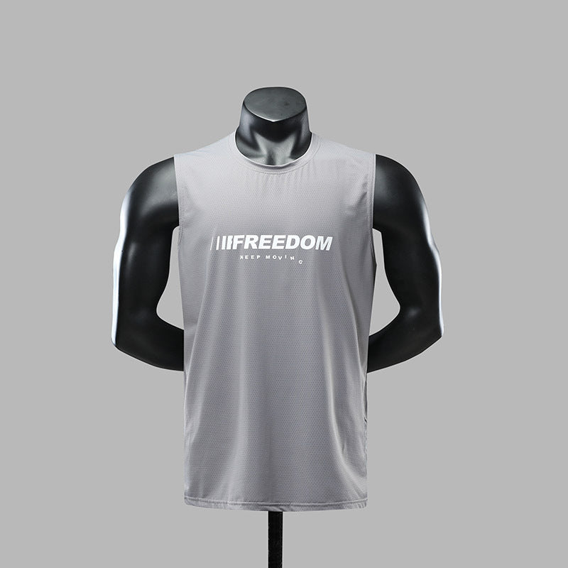 Sports Quick Drying Men Sleeveless T Shirts