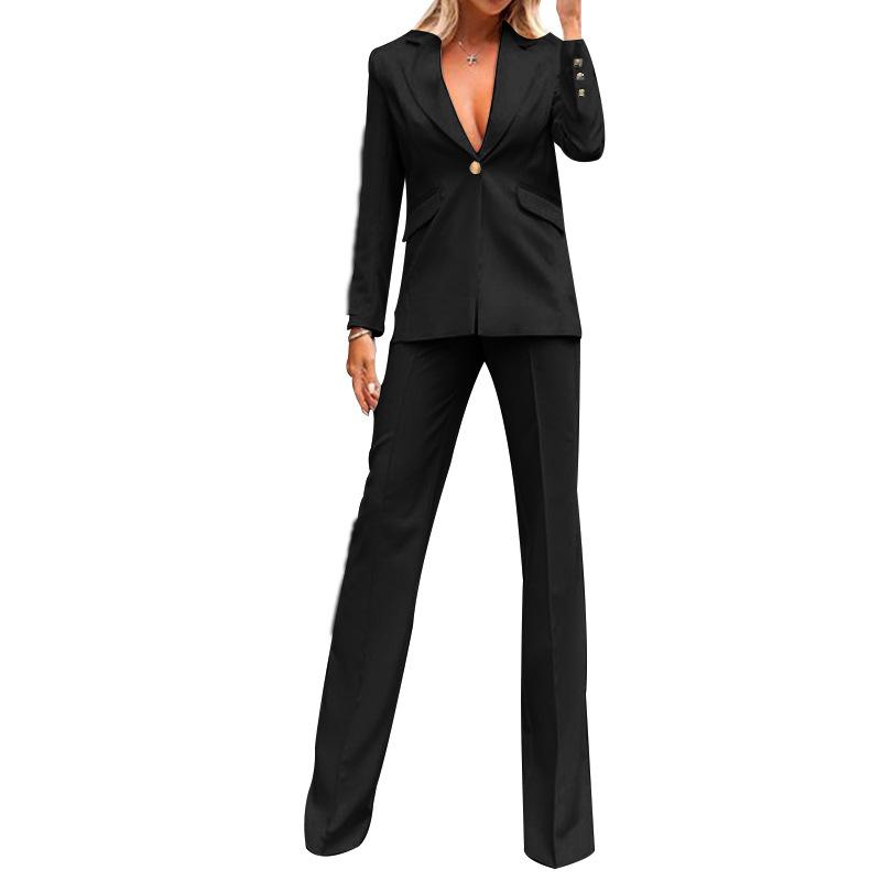Formal Fashion Office Lady Fall Blazer Sets-STYLEGOING