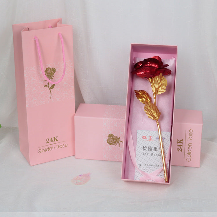 Gold Rose for Valentine's Day Gifts