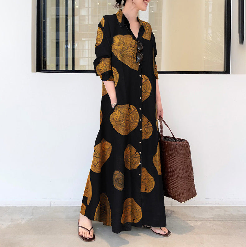 Casual Plus Sizes Shirts Long Dresses