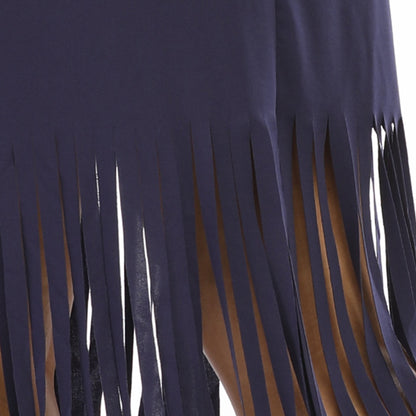 Women Tassel Sheath Sexy Plus Size Dresses-STYLEGOING