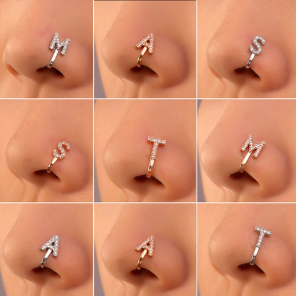 Fashion Letter Design Nose Rings for Women