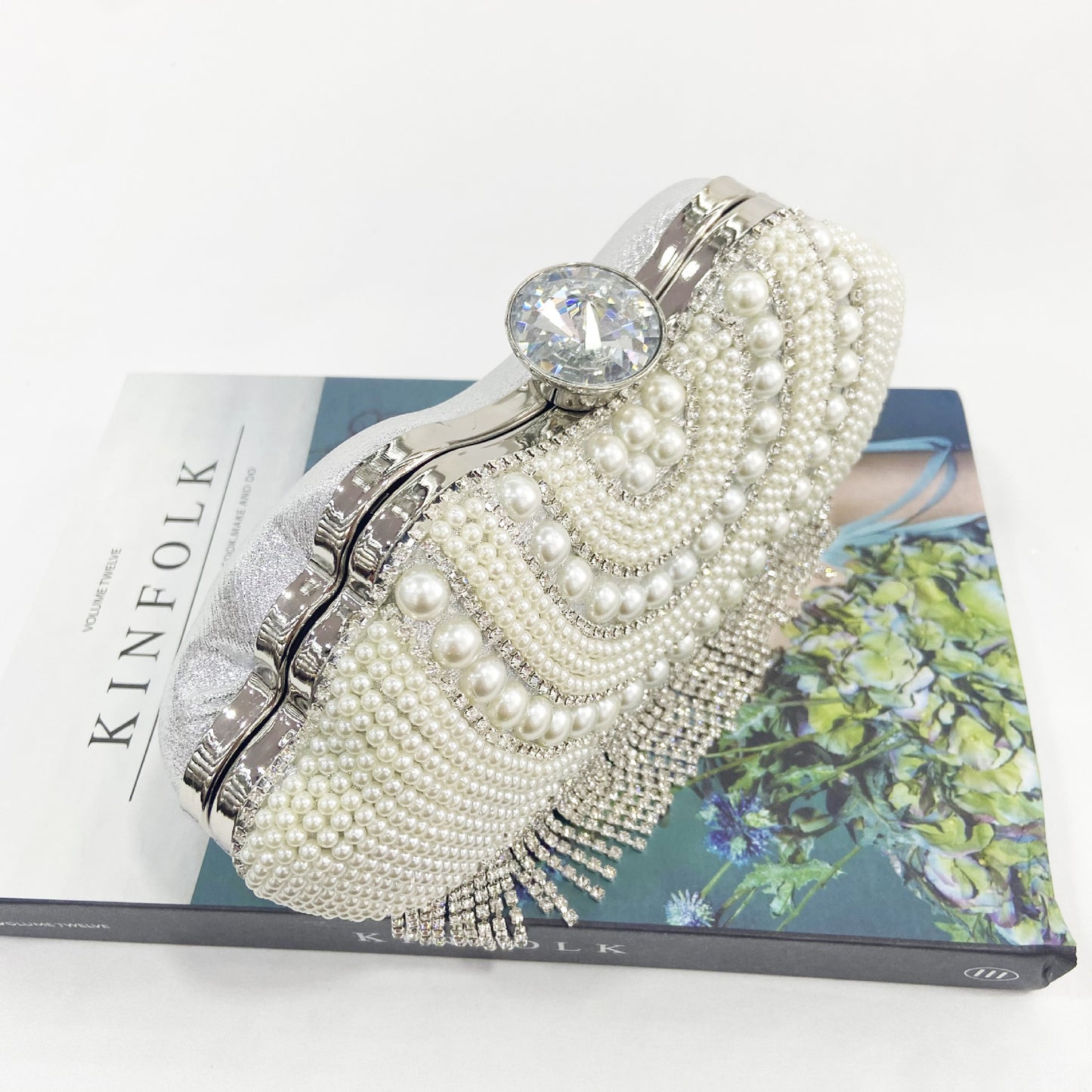 Women Tassels Design Jewelry Wedding Clutch Bags