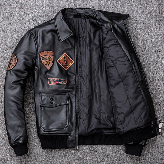 Winter Warm Sheep Skin Short Jackets for Men