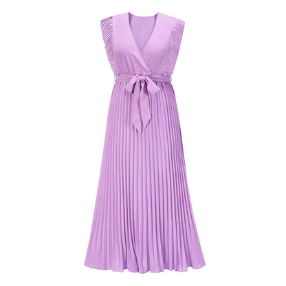 Casual Chiffon Sleeveless Women Long Maxi Dresses