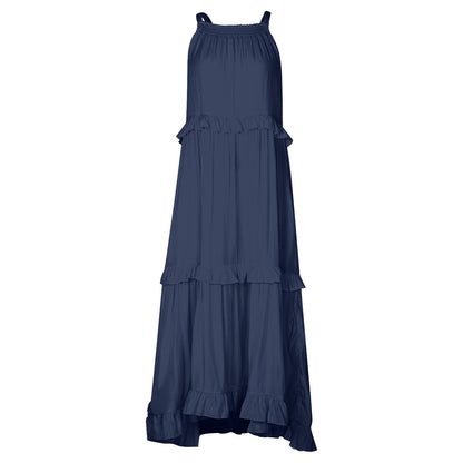 Summer Irregular Design Long Holiday Dresses