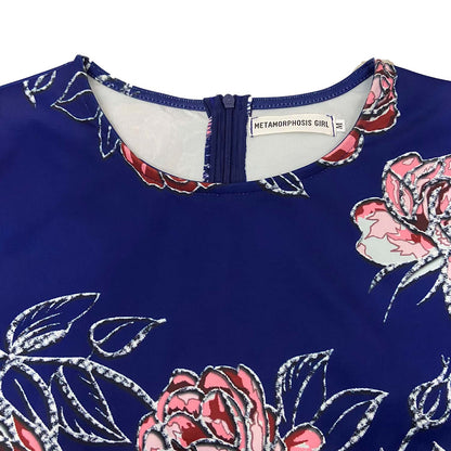 Round Neck Plus Sizes Office Lady Dresses