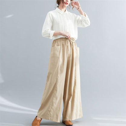 Casual Linen Loose Plus Sizes Women Pants