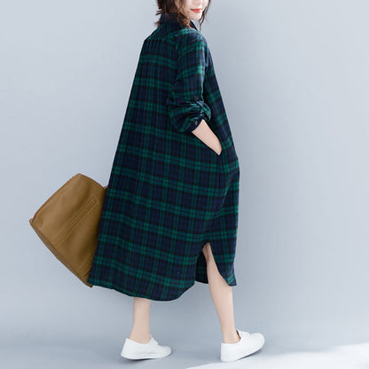 Vintage Plus Sizes Long Sleeves Shirts Dresses