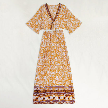Summer Bohemian Two Pieces Dresses