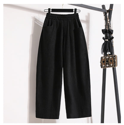 Plus Sizes Fall Wide Legs Pants for Women