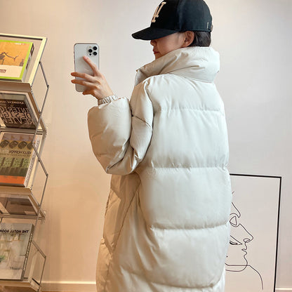 Casual Winter Long Down Overcoats for Women