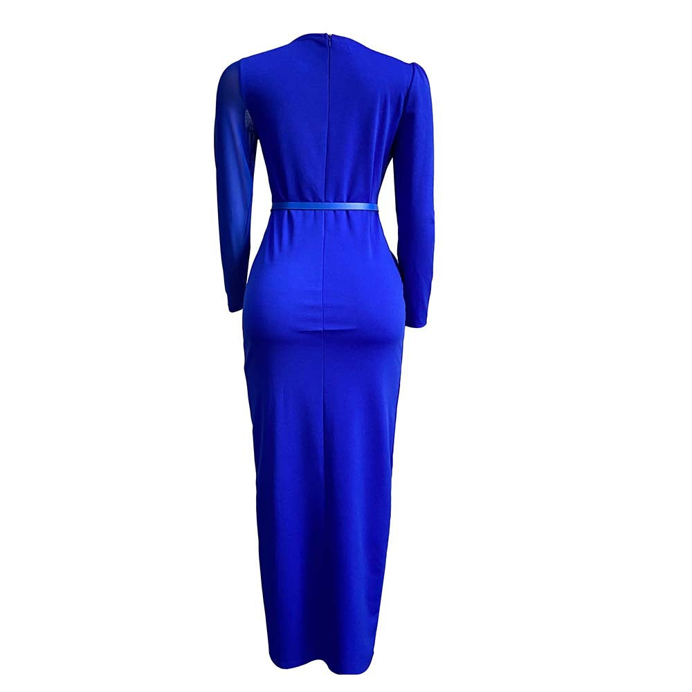 Sexy Split Front Plus Sizes Women Long Party Dresses