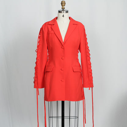 Designed Fall Long Blazers for Women