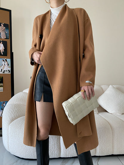 Desined Luxury Woolen Overcoats for Women