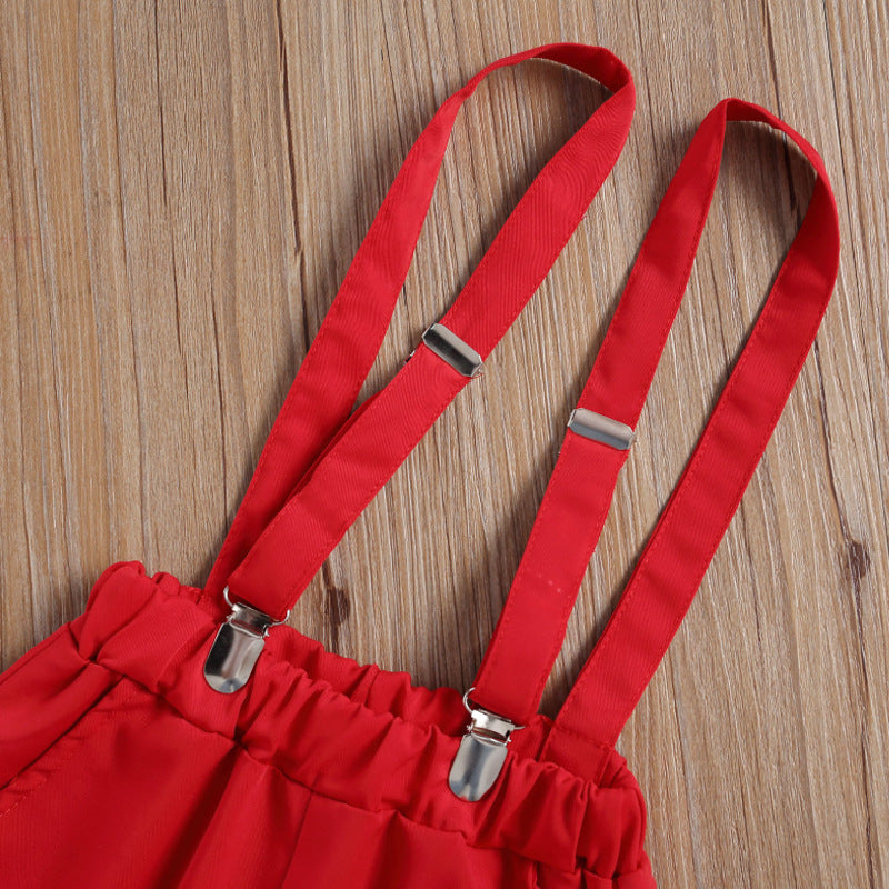 Foraml Merry Christmas Bowknot Boys Shirts and Pants