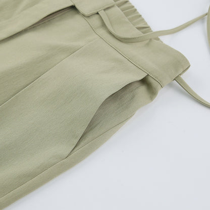Summer Casual High Waist Women Wide Leg Pants