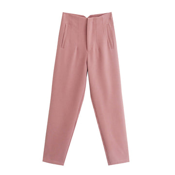 Elegant High Waist Summer Slim Casual Pants for Women