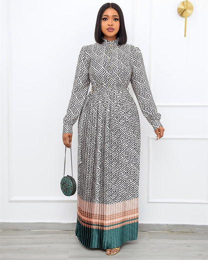 Elegant Round Neck Plus Sizes Dresses