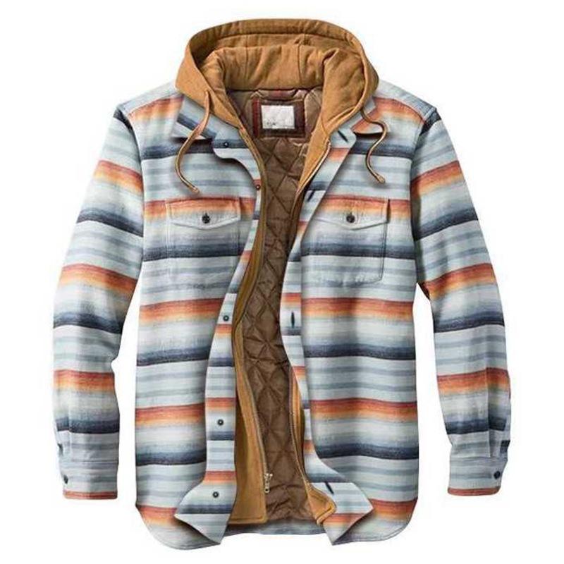 Men Warm Hoody Jacket Overcoat for Winter-STYLEGOING