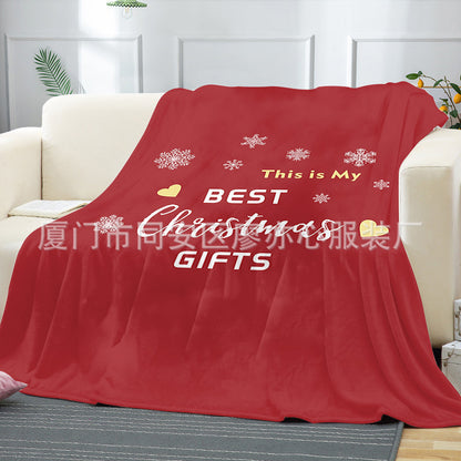 Merry Christmas Fleece Throw Blankets