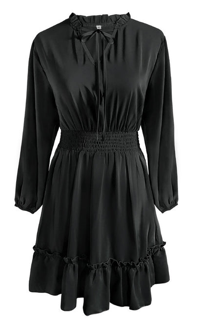 Vintage Long Sleeves A Line Fall Dresses