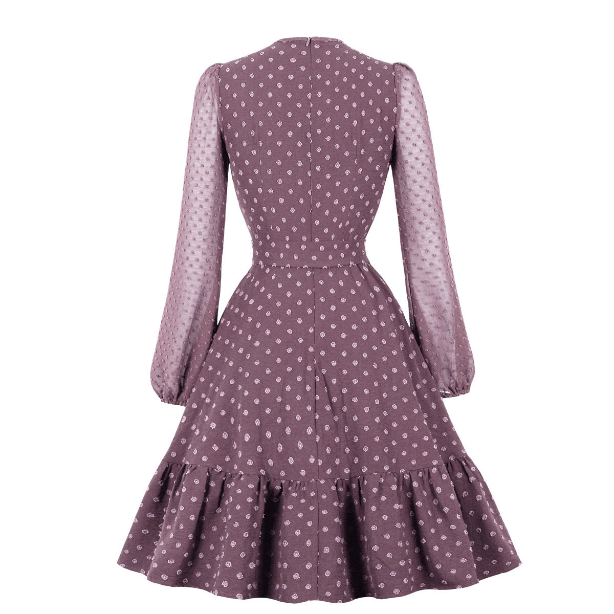 Elegant Tulle Ruffled Long Sleeves Dresses