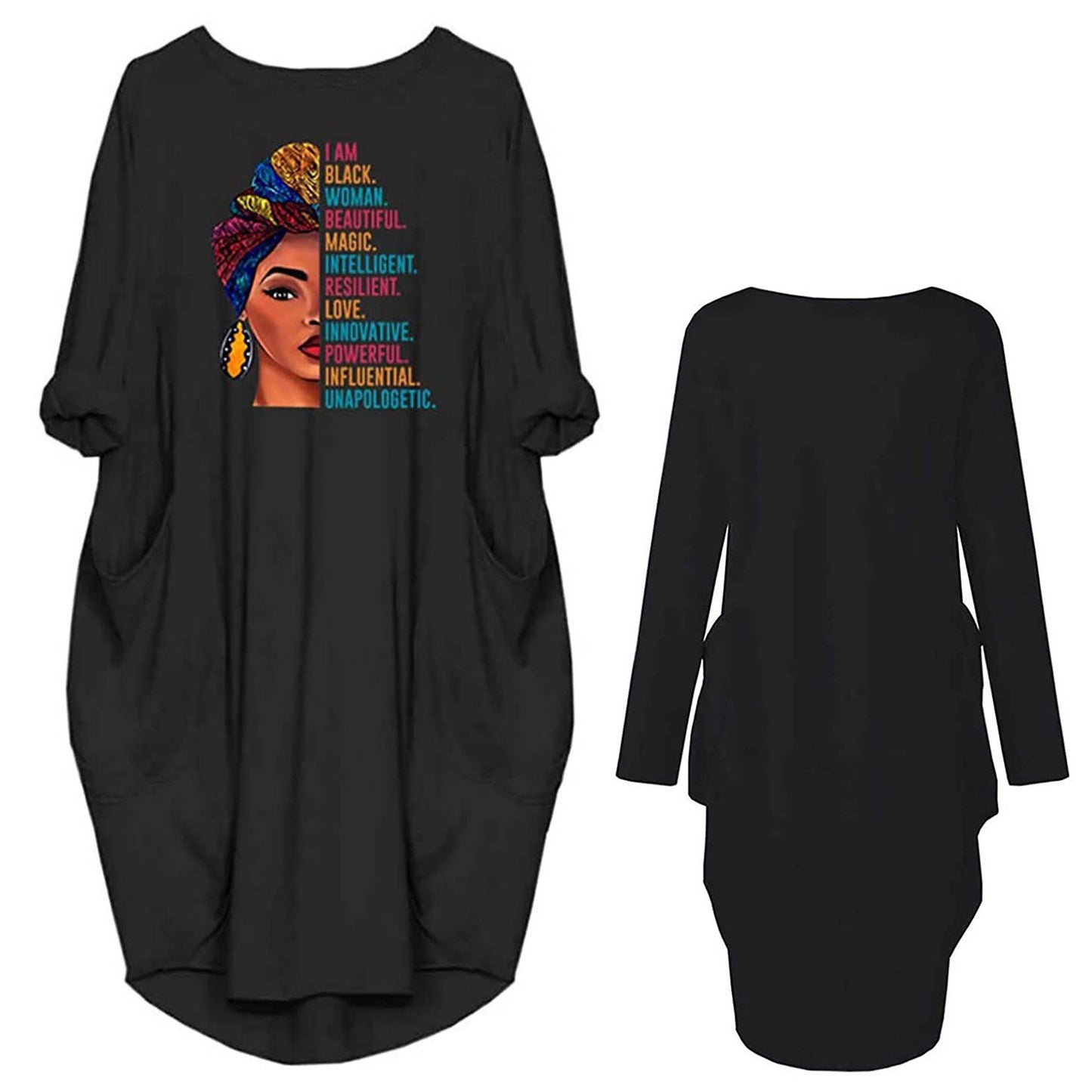 African Casual Round Neck Plus Sizes Top Blouses