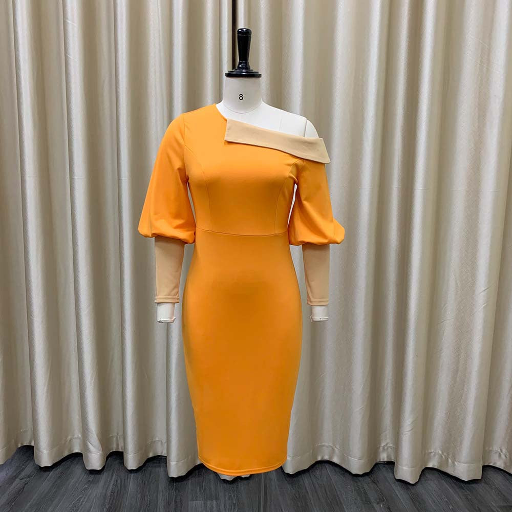 Sexy Office Lady Plus Sizes Dresses
