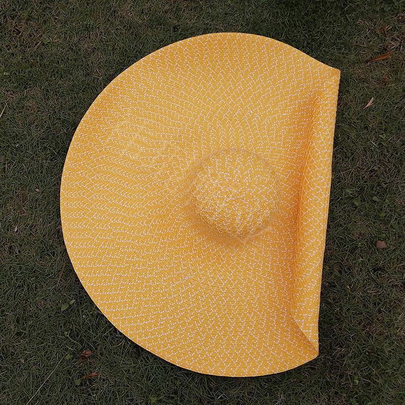 Women Summer Sun-proof Foldable Beach Hats-STYLEGOING