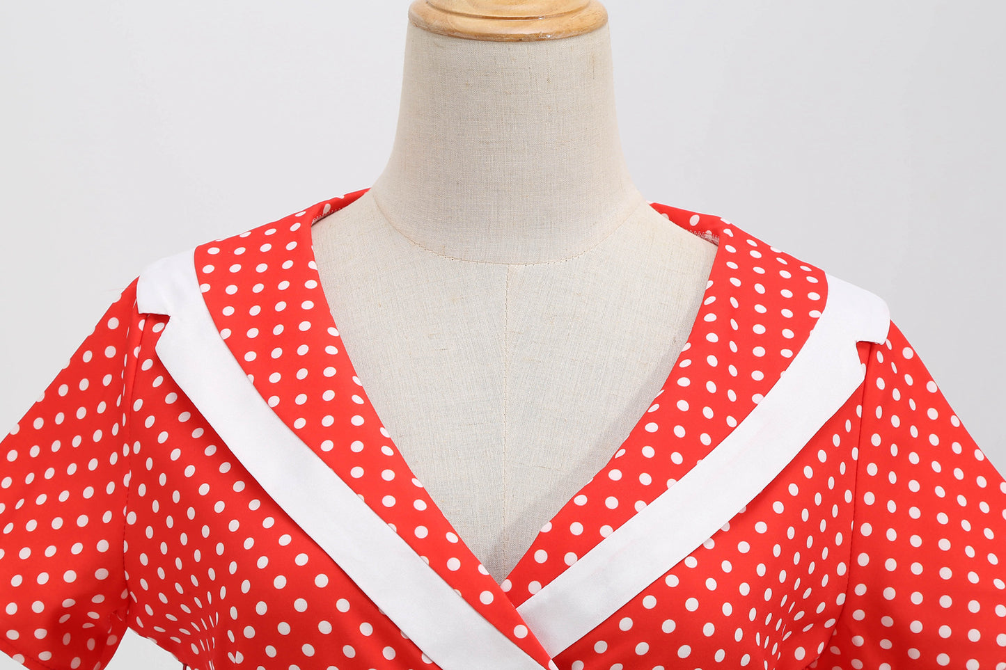 Vintage Polk Dot Women Dresses