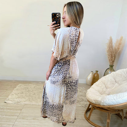 Summer Casual Bat Sleeves Beach Long Dresses