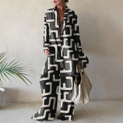 Casual Summer Holiday Long Sleeves Suits for Women