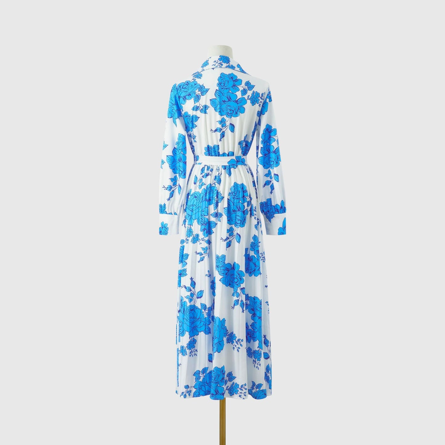 Elegant Floral Print Long Sleeves Fall Dresses