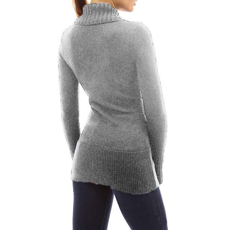 Fall/winter V Neck Tight Sweaters-STYLEGOING