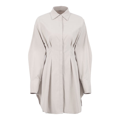 Vintage Long Sleeves Short Shirts Dresses
