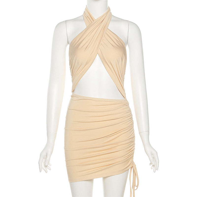 Sexy Halter Backless Summer Bodycon Dresses