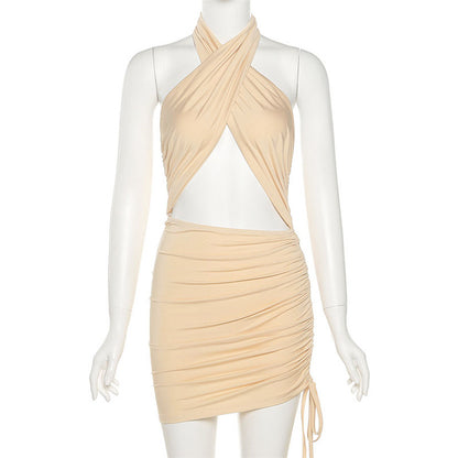 Sexy Halter Backless Summer Bodycon Dresses