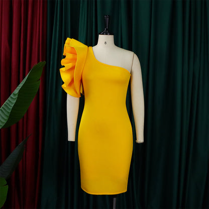 Summer One Shoulder Sexy Party Dresses for Women