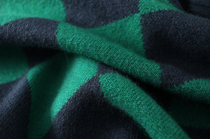 Vintage High Neck Pullover Sweaters for Women