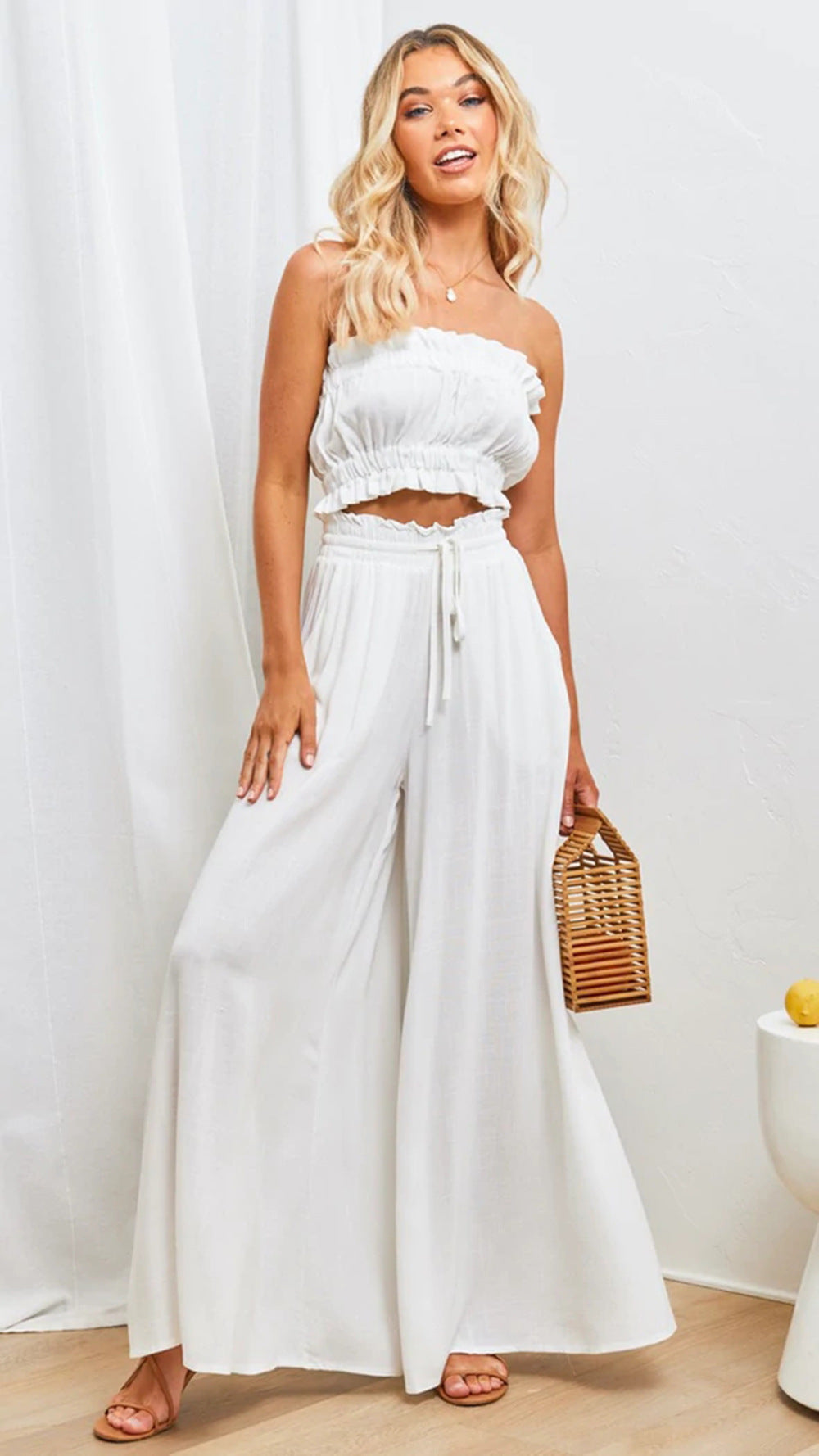 Casual Summer Wide Legs Long Pants for Women