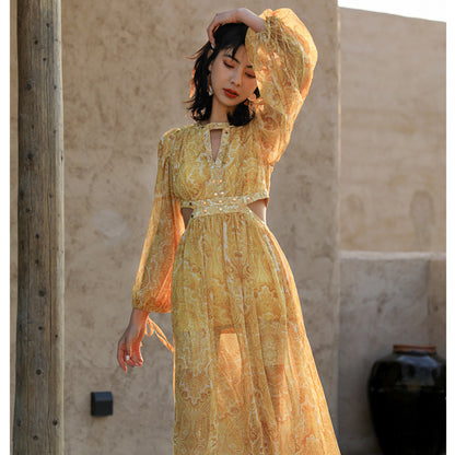 Sexy Chiffon Summer Beach Long Holiday Dresses