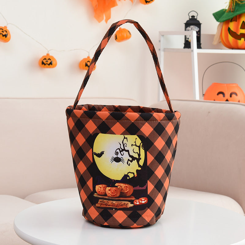 Halloween Pumpkin Candy Handle Bags/Basket